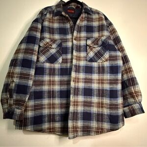 Wolverine Men's Blue Plaid Jacket. Sz XL